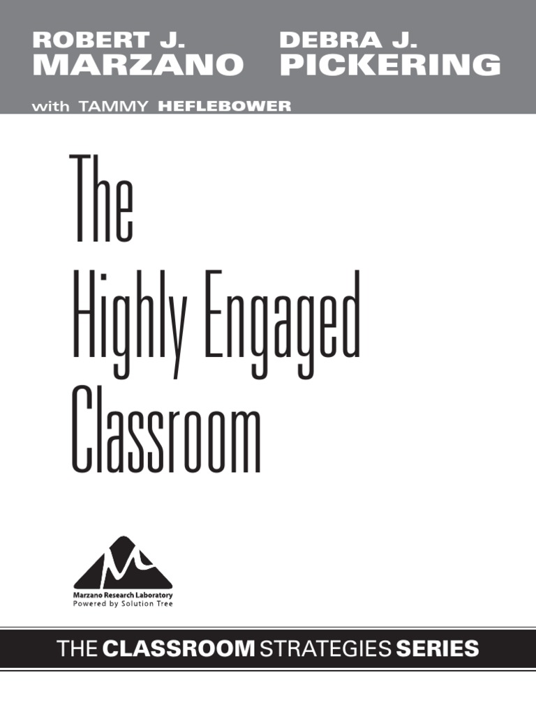 Highly Engaged Classroom Marzano Pickering PDF Memory Emotions image