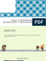 Generación y Depuración de Ideas