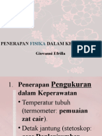 Pertemuan 4 PENERAPAN FISIKA DALAM KEPERAWATAN