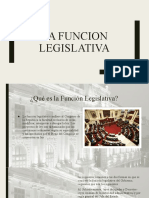 La Funcion Legislativa