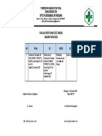 Evaluasi Kepatuhan Cuci Tangan Januari 2020