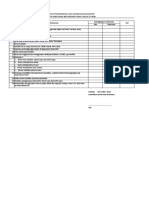 Ceklist Pengiriman Dokumen Kelengkapan Pemeriksaan Bos2021