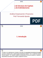 Indicadores de Endividamento e Estrutura Fernando Aprato