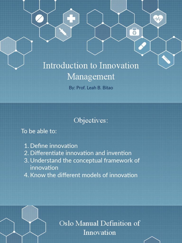 Introduction to Innovation Management | PDF | Innovation | Science