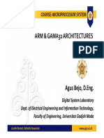 Lecture Note 04 - ARM and GAMA32 Architectures