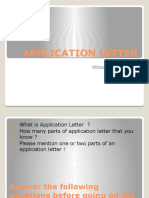 Presentasi Application Letter