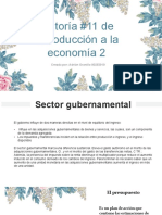 Tutoría #11 Introducción A La Economía 2