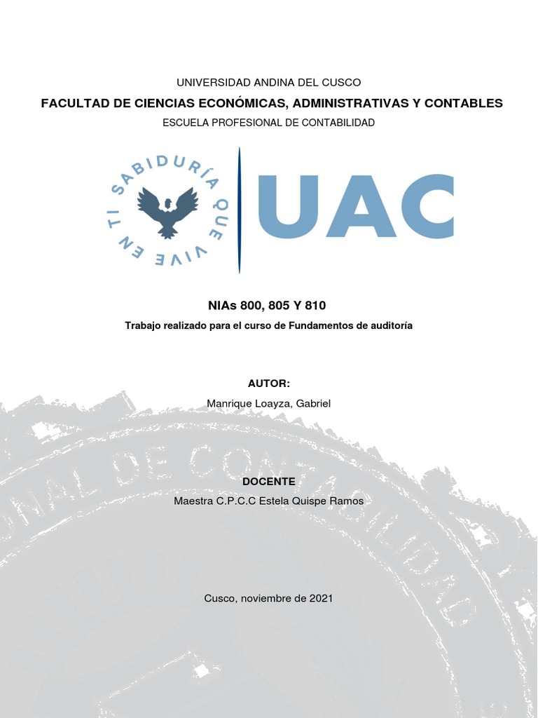 Facultad de Ciencias Económicas, Administrativas Y Contables | PDF