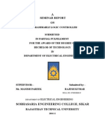 51985814 Seminar Report on Programmable Logic Controller Plc