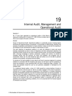 Internal Audit, Management and Operational Audit: © The Institute of Chartered Accountants of India