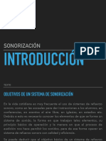 Introducción - Sonorización