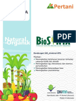 Natural Organik: Pupuk Biosilika Cair