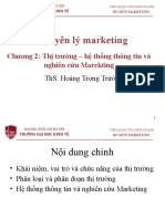 Chương 2. Thị Trường - Hệ Thống Thông Tin Và Nghiên Cứu Marketing