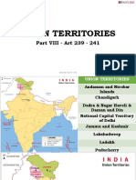 Union Territories: Part VIII - Art 239 - 241