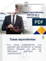 Tasas Equivalentes, Nominales y Efectivas (B)