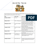 Pilgrims Unit Timeline