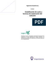 S7 - U3 - Estabilización de Suelo y Técnicas de Exploración Del Subsuelo