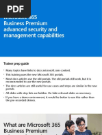 M365 Business Premium Advanced Security and Management Capabilities Deck