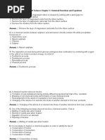 MCQs From CBSE Class 10 Science Chapter 1