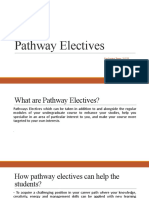Pathway Electives: For Spring Term: 21222
