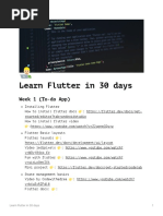 Learn Flutter in 30 Days: Week 1 (To-Do App)