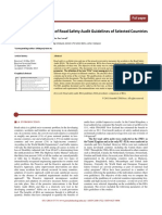 A Comparative Review of Road Safety Audit Guidelin