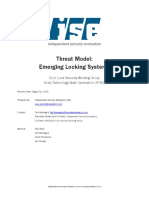 Threat Model: Emerging Locking Systems: Door Lock Security Working Group Hotel Technology Next Generation (HTNG)