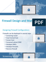 Firewall Design and Management