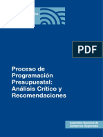 Proceso de Programación Presupuestal