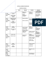 VERTICAL LEARNING PROGRESSION MEETING SCHEDULE