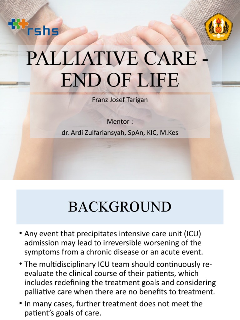 End of Life, Palliative Care | PDF | Palliative Care | Intensive Care ...