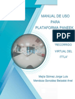 Manual de Usuario para Plataforma Paneek Contraseña y Usuario