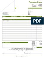 PO Purchase Order in Excel