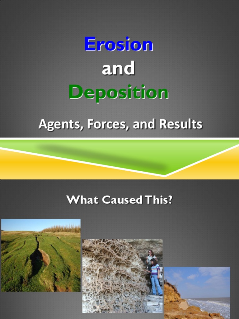 Erosion and Deposition Explained | PDF | Erosion | Sediment