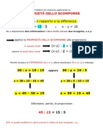 Proporzioni A 2 Incognite - SCOMPORREteoria