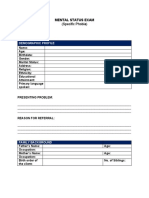 Specific Phobia Mse and Checklist