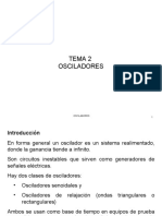 Osciladores: circuitos generadores de señales eléctricas