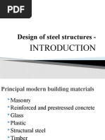 Design of Steel Structures - Introduction