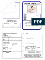 Kartu Discharge Planing