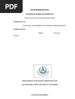 Download NBP INTERNSHIP REPORT by shoaibmangla SN54199887 doc pdf