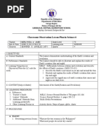 Grade 4 Lesson Plan: Earth's Rotation | PDF | Rotation | Earth