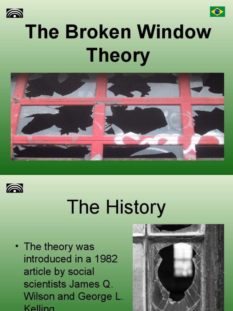 broken window theory in education