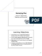 Segmenting, Targeting and Positioning Marketing Plan