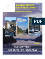 Examining Shared Services Potential in Dutchess County: Pattern Progress