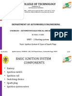 Unit - 2 - Ignition System & Spark Plug Types