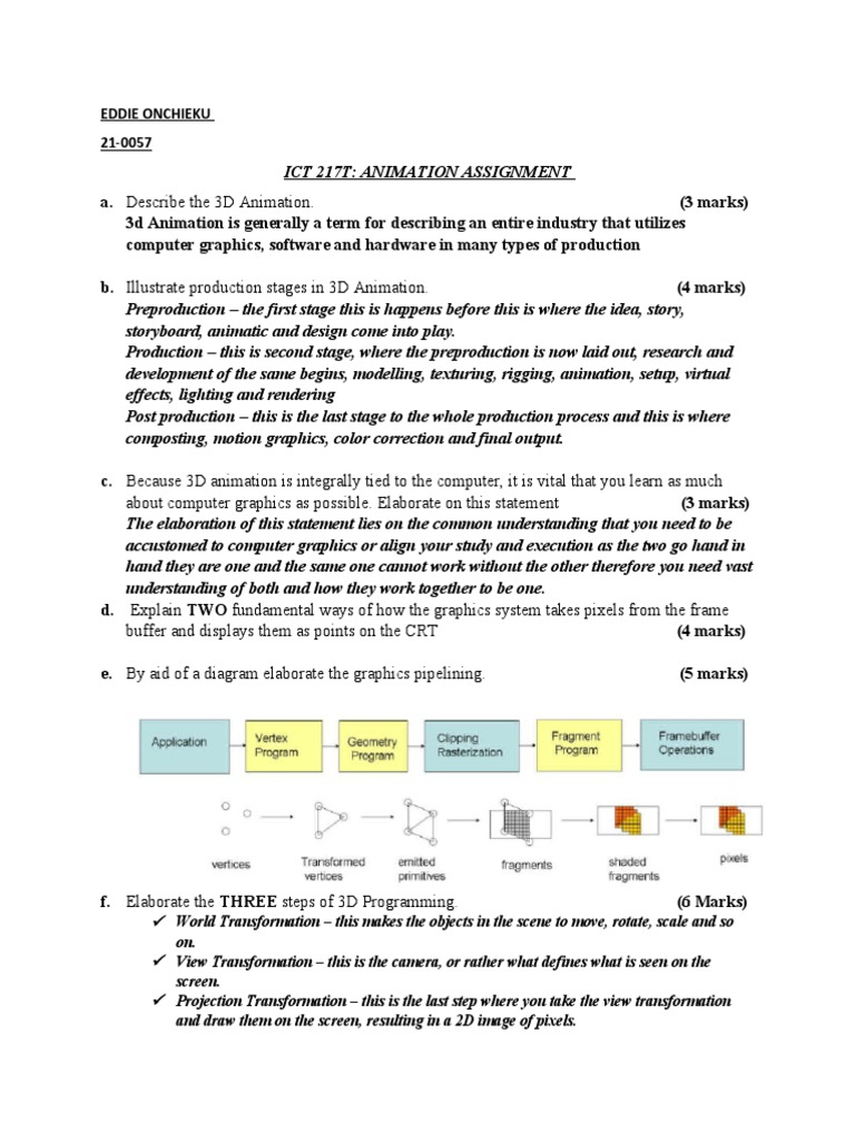 Understanding 3D Animation Basics | PDF | 3 D Computer Graphics | Computing