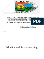 Haramaya University College of Health and Medical Sciences School of Nursing and Midwifery BY: Eyerusalem Birhanu