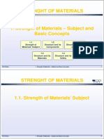 1 Strength of Materials Subject and Basic Concepts
