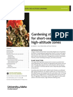 Gardening Strategies For Short-Season, High-Altitude Zones
