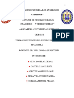 Componentes Del Estado de Situación Financiera